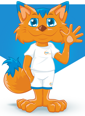 mascotte camping foxy animations enfants