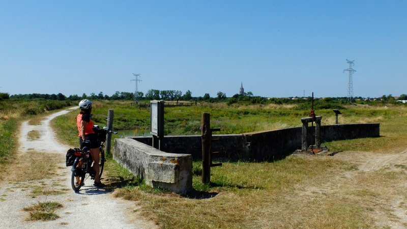 Itinéraire cyclable de Come l'Ecluse à Saujon