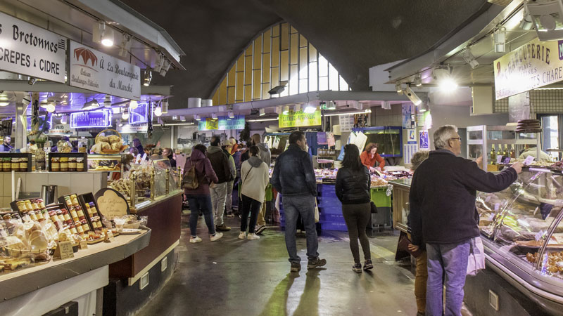 Etals du marché central de Royan