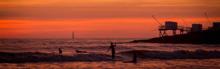 Coucher de soleil à Royan